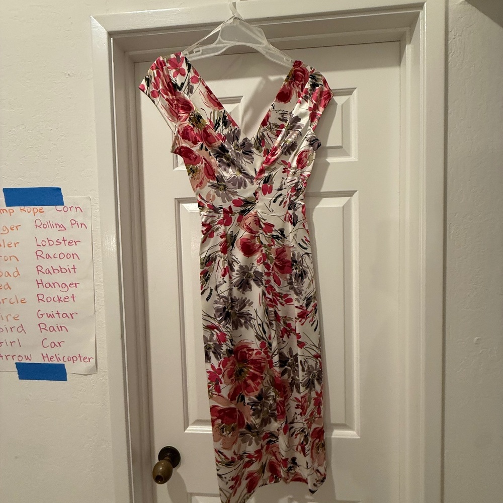 Maggy London Floral Dress size 2